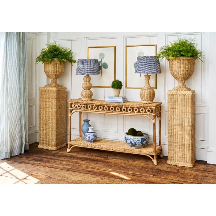 Maison Riviera Rattan Console Table Rattan Console – Hugo's Interiors